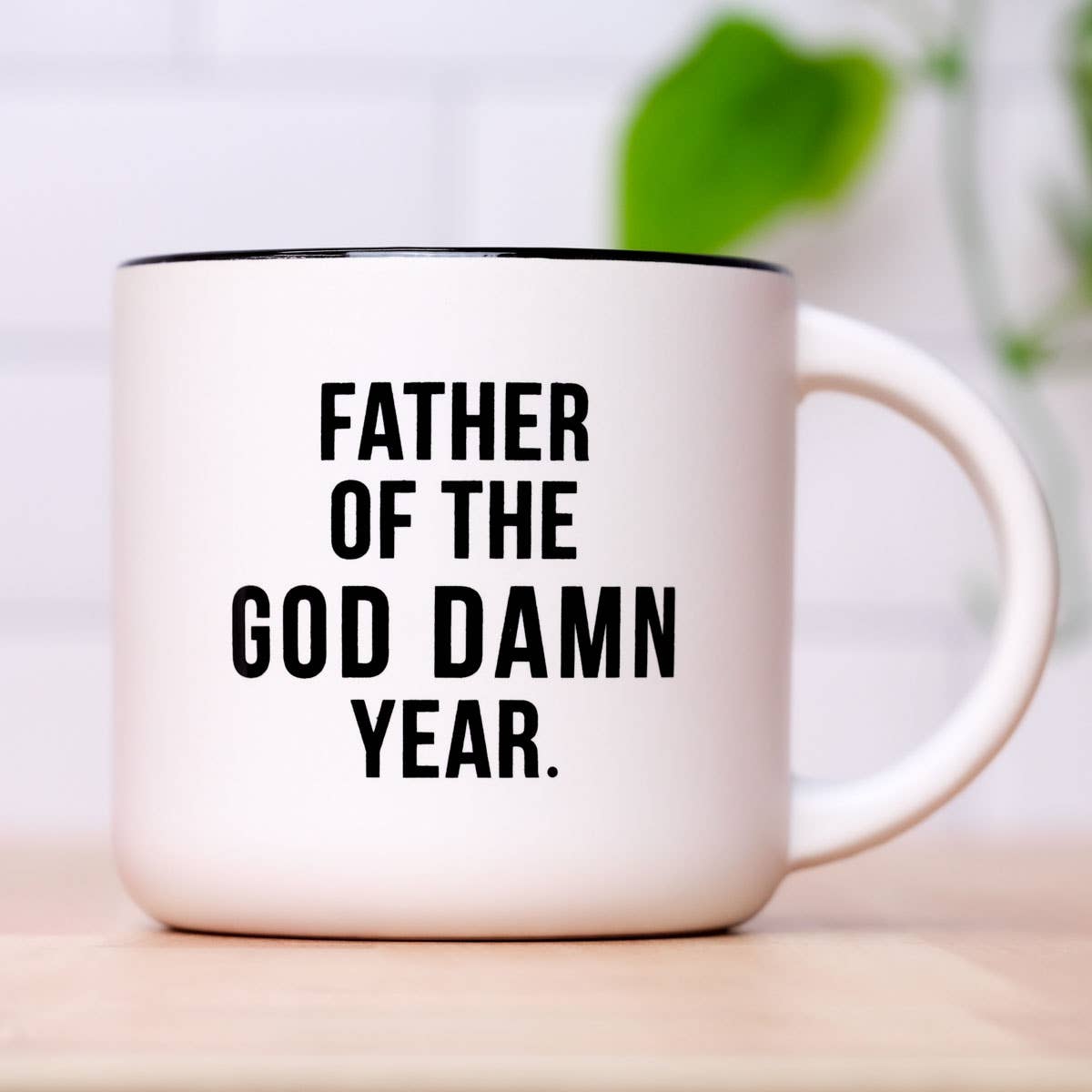 Father Of The God Damn Year... Ceramic Mug.  Case pack of 12