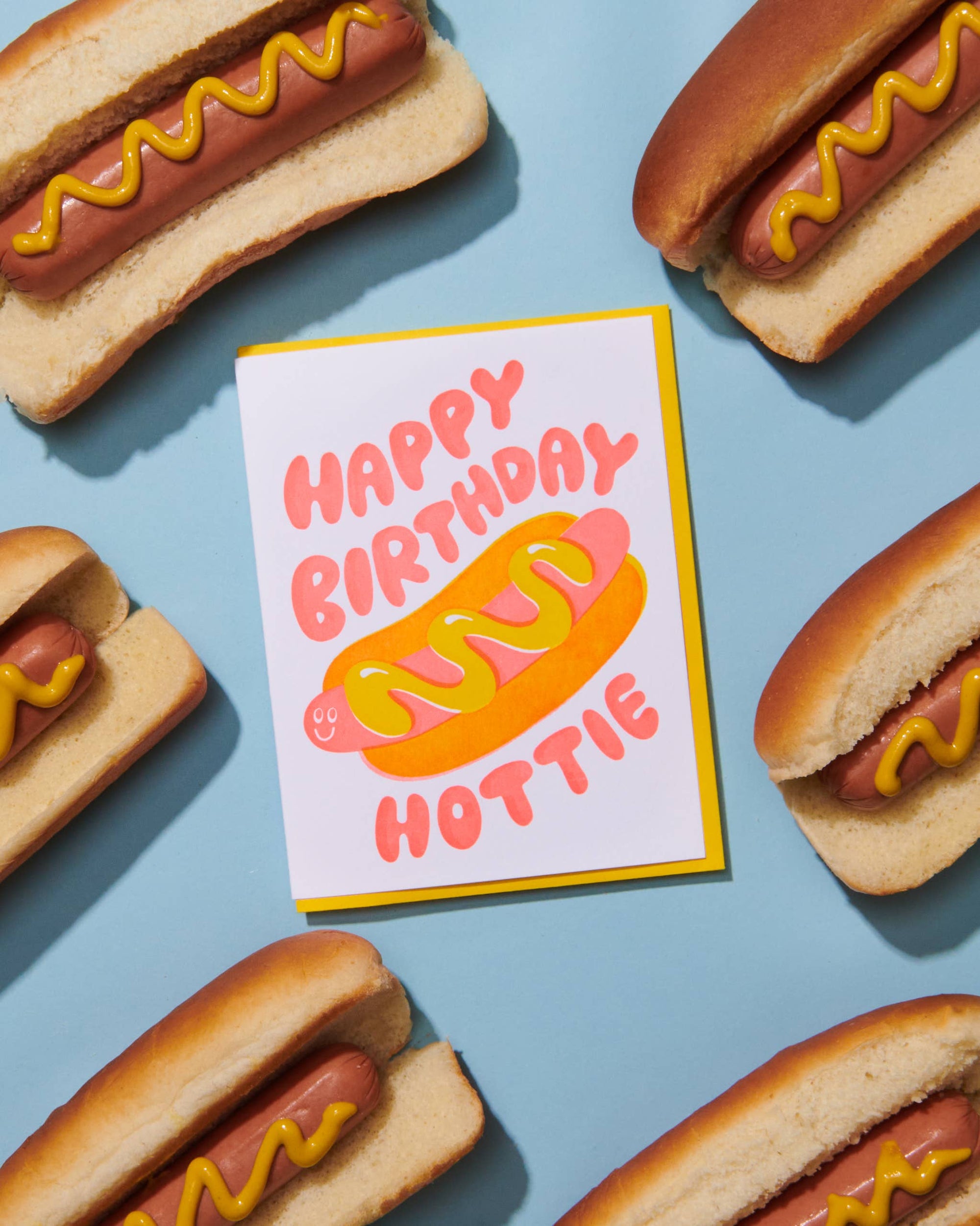 Happy Birthday Hottie Letterpress Card