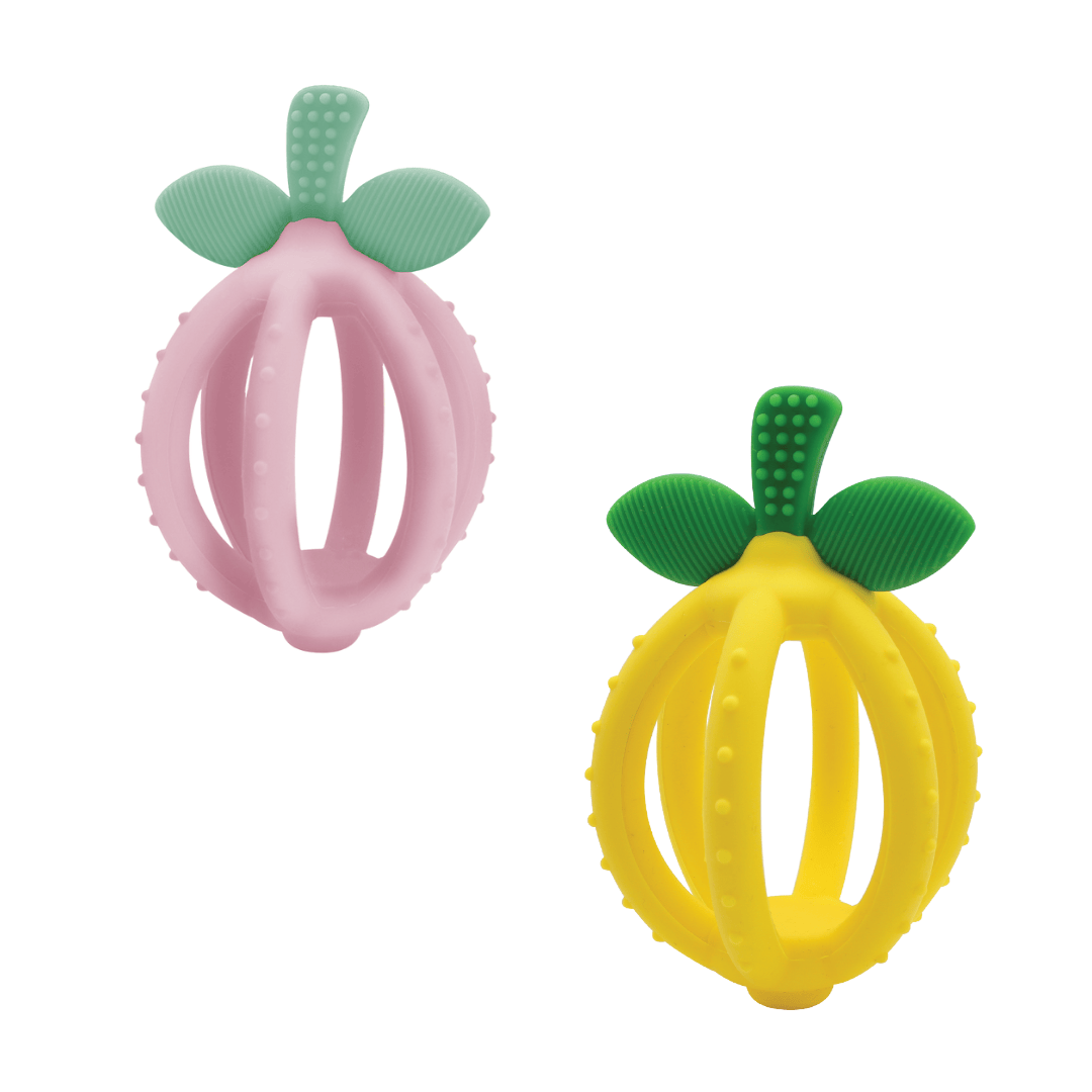 Bitzy Biter™ Teething Ball Baby Teether - Lemon