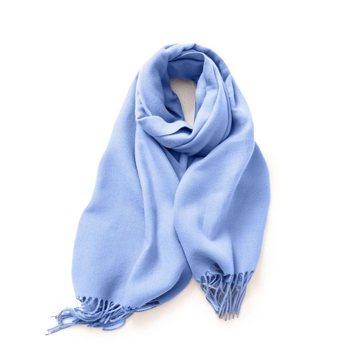 Mint Soft Faux Cashmere with Tassels