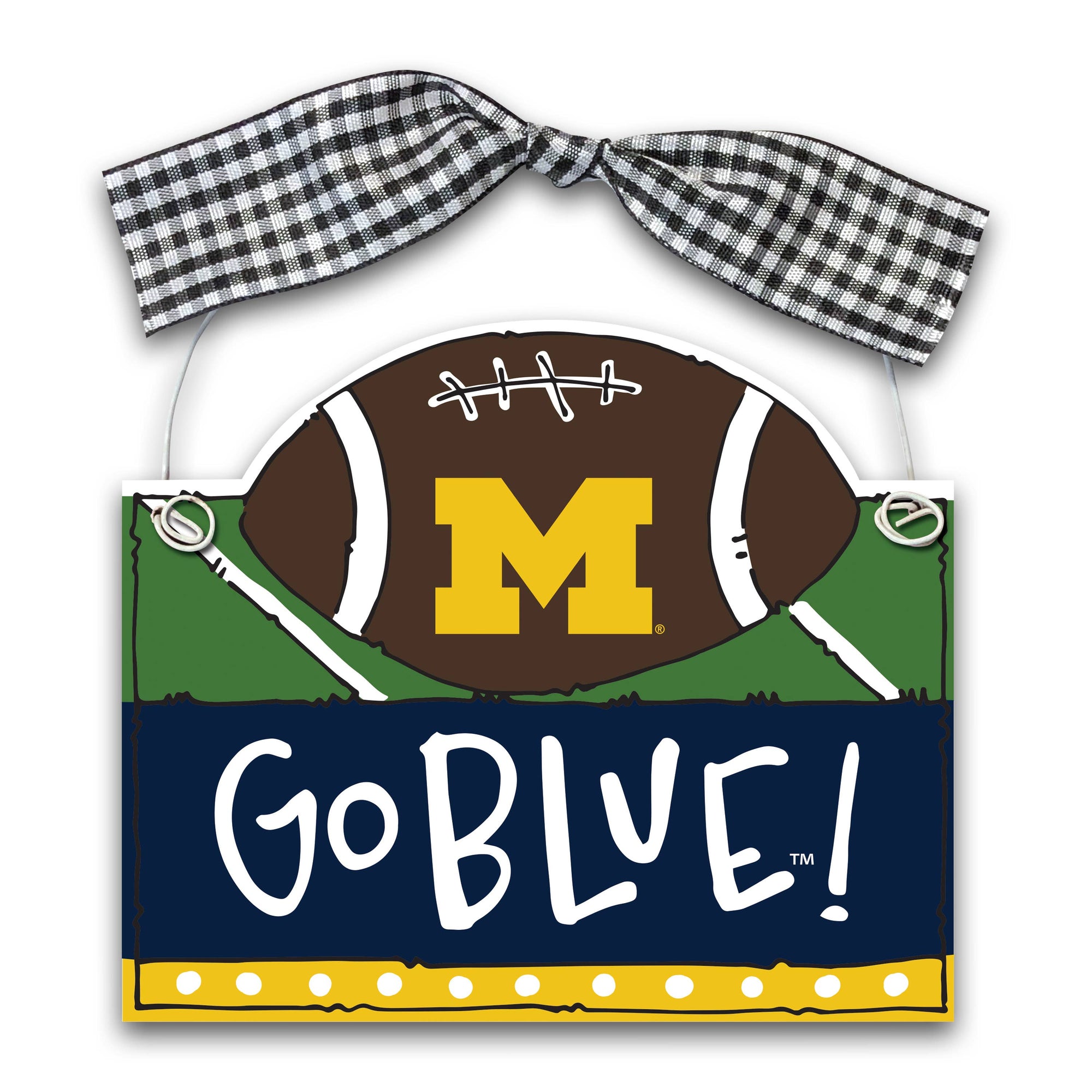 Michigan Football Ornament