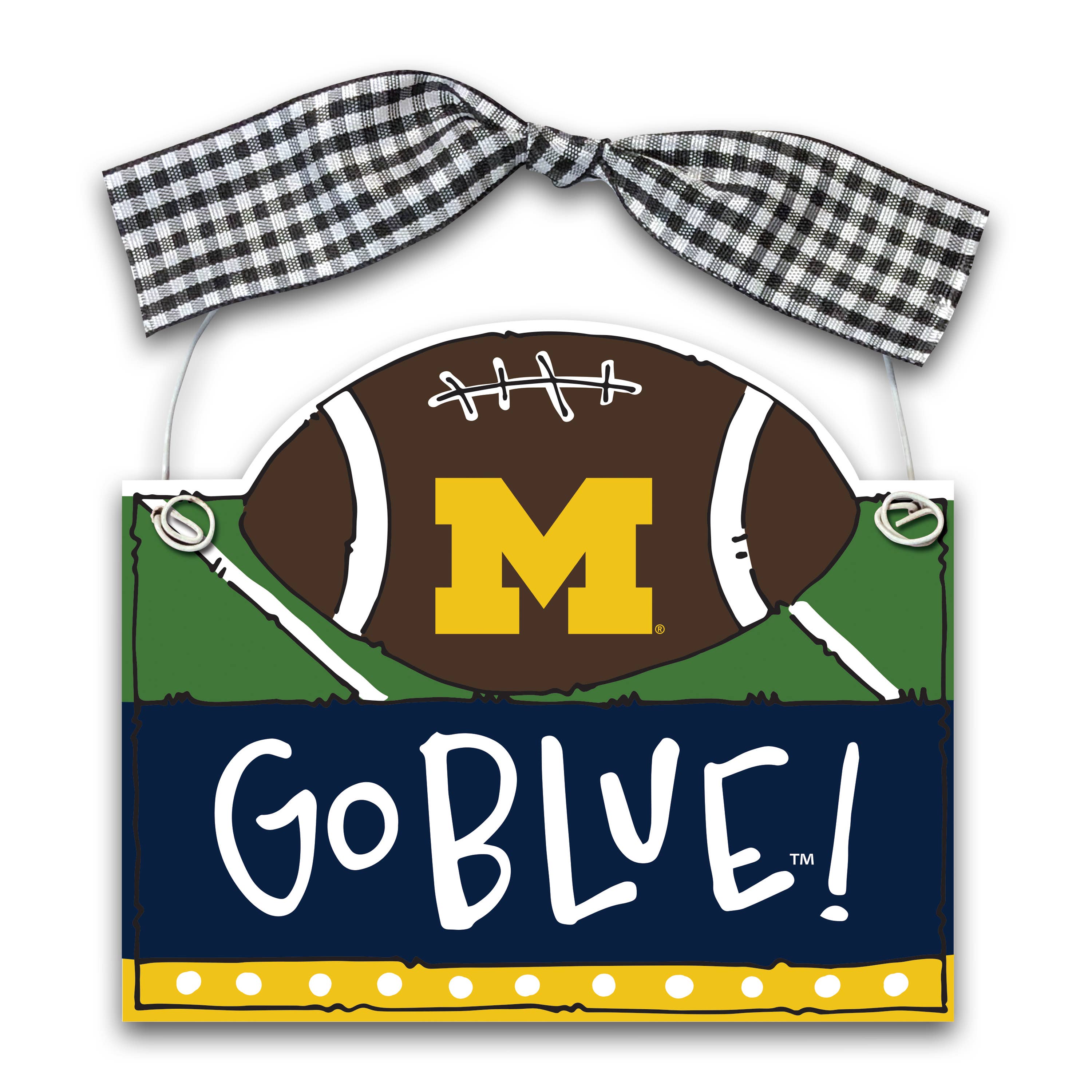 Michigan Football Ornament