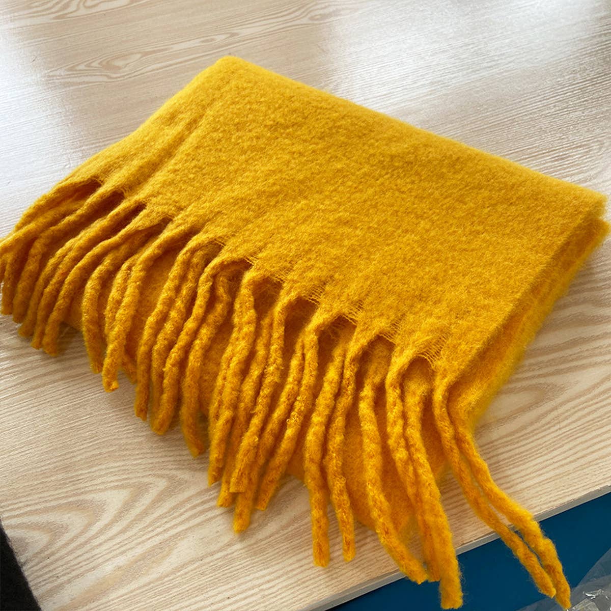 Ginger Soft Mohair Feel Scarf