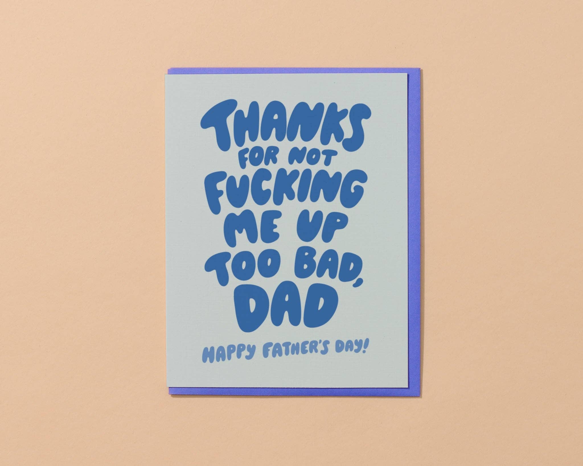 Thanks Dad Funny Father's Day Card