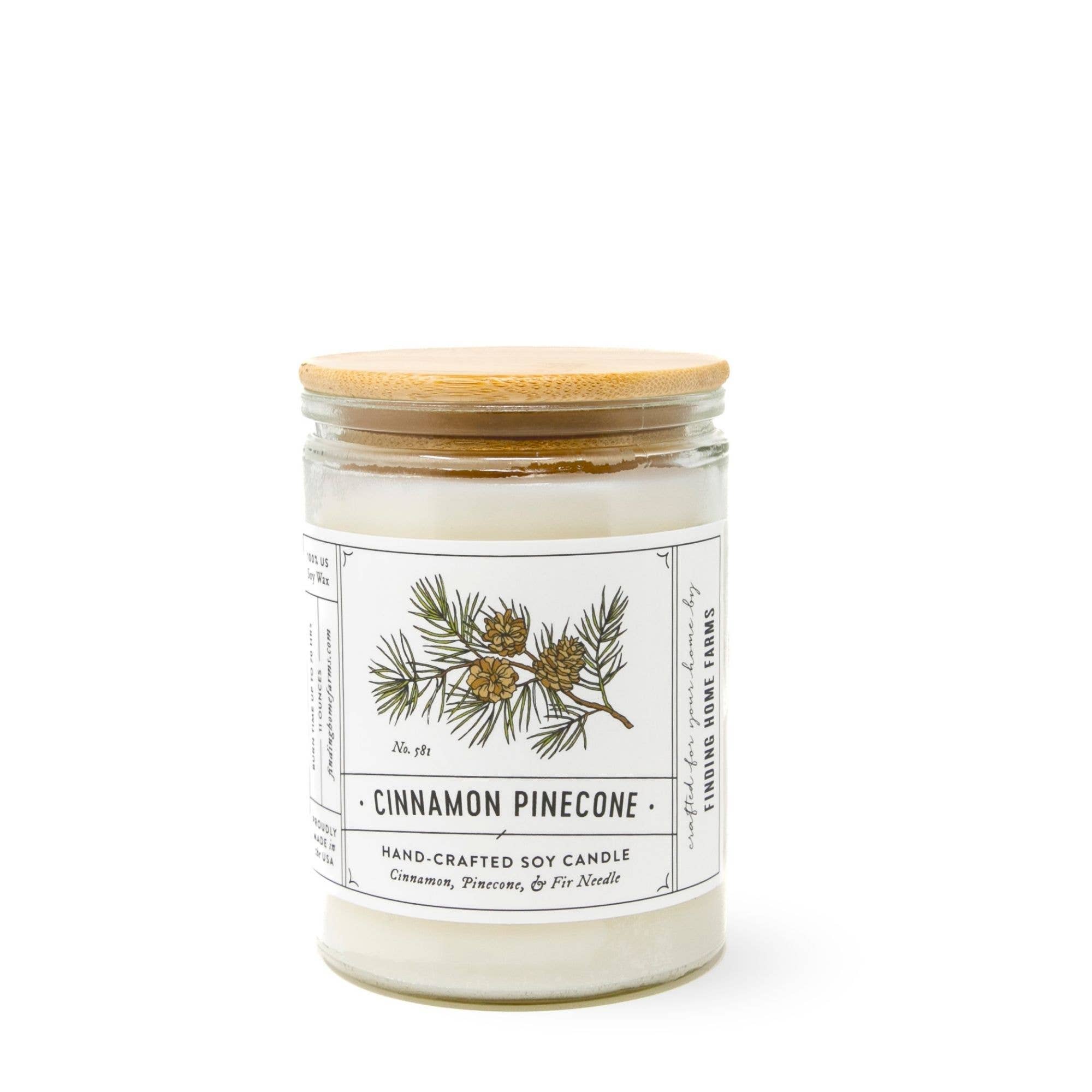 Cinnamon Pinecone Soy Candle
