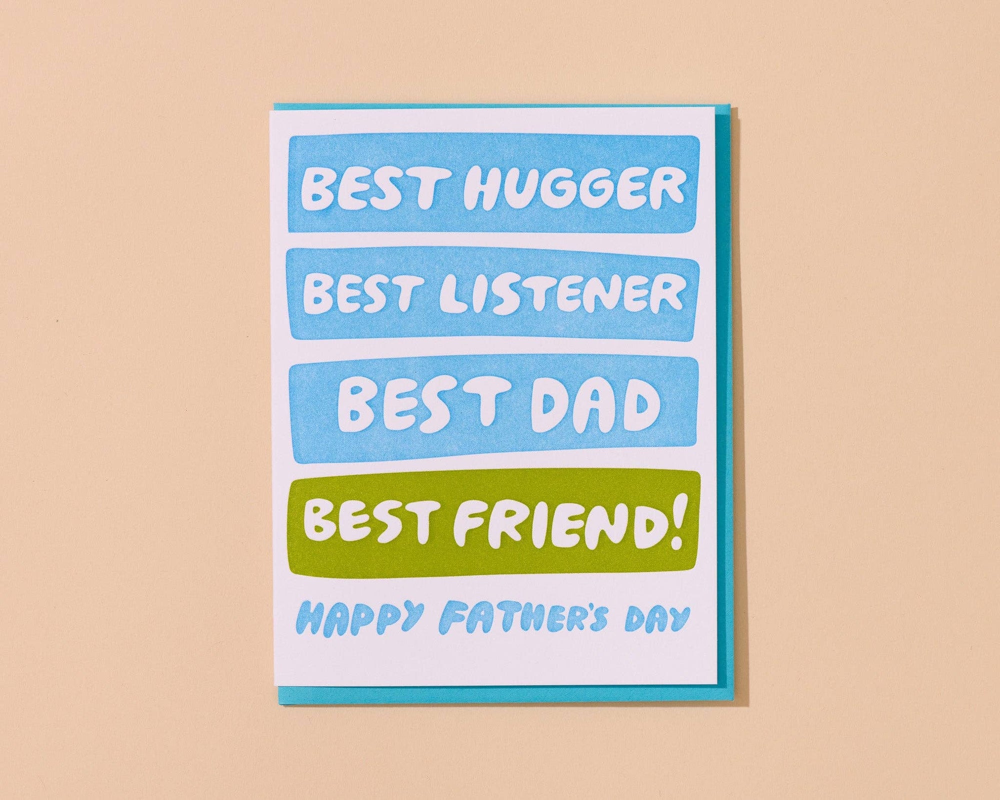 Best Hugger/Listener/Dad/Friend Card