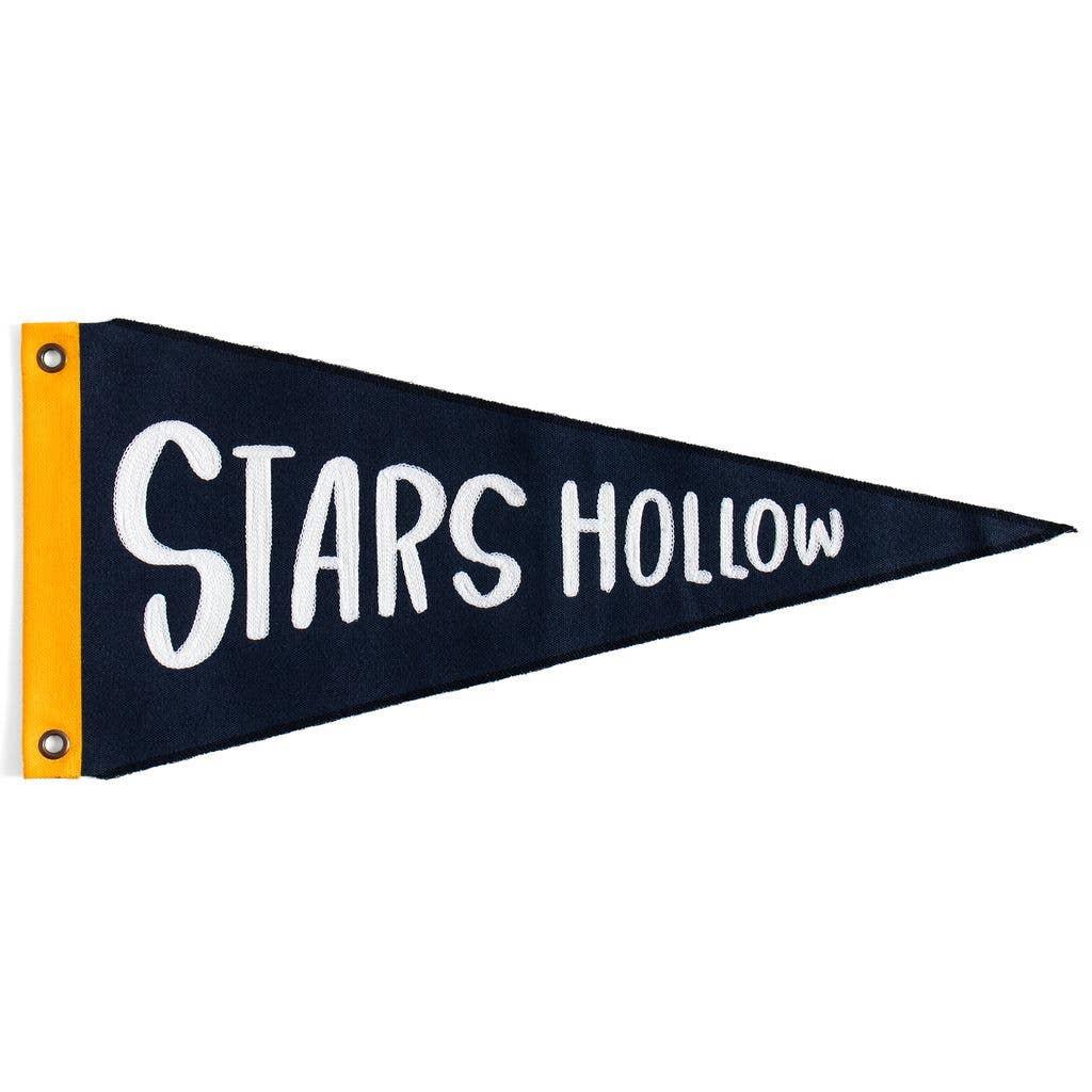 Stars Hollow Pennant Flag Canvas Wall Banner
