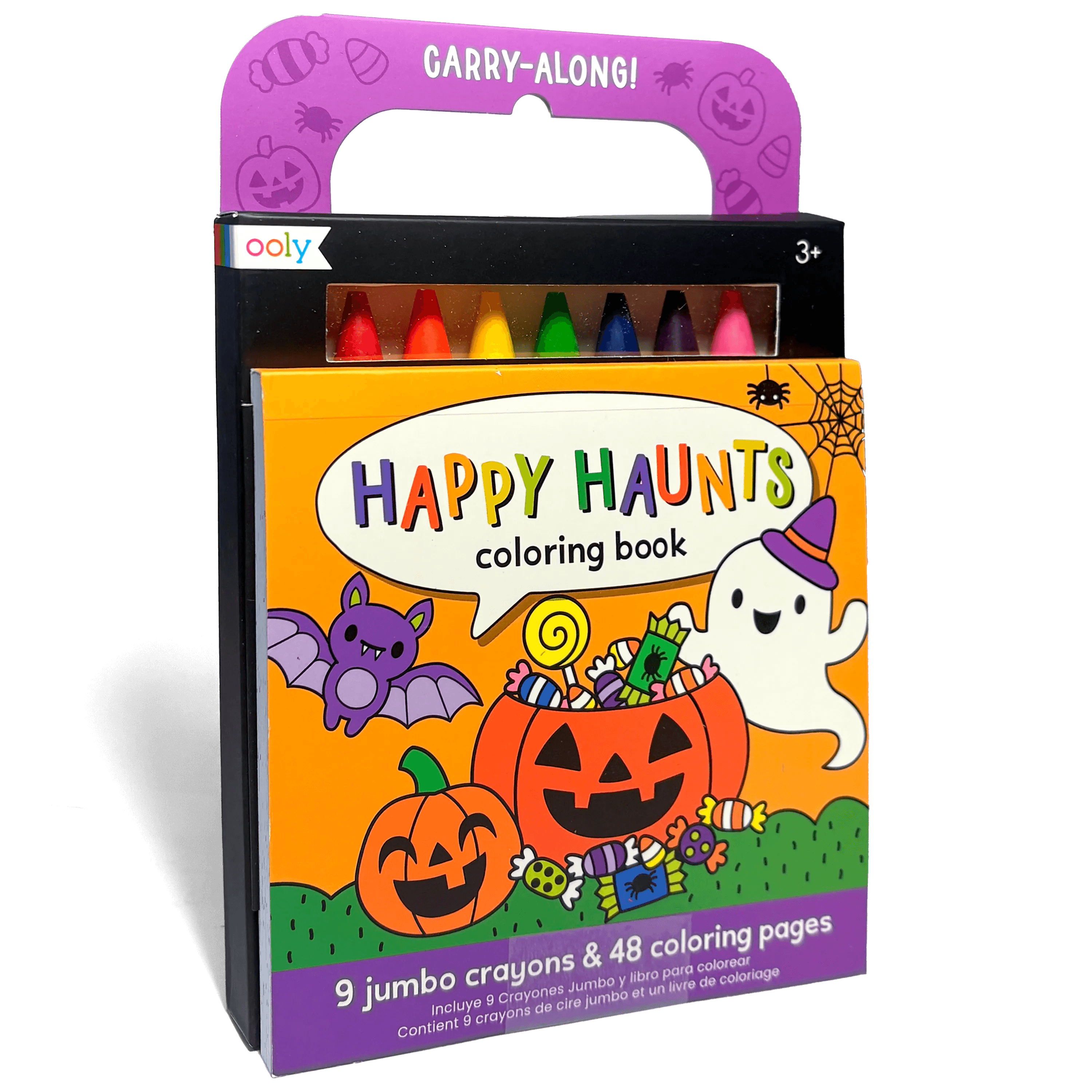 Carry-Along Coloring Book Set - Happy Haunts
