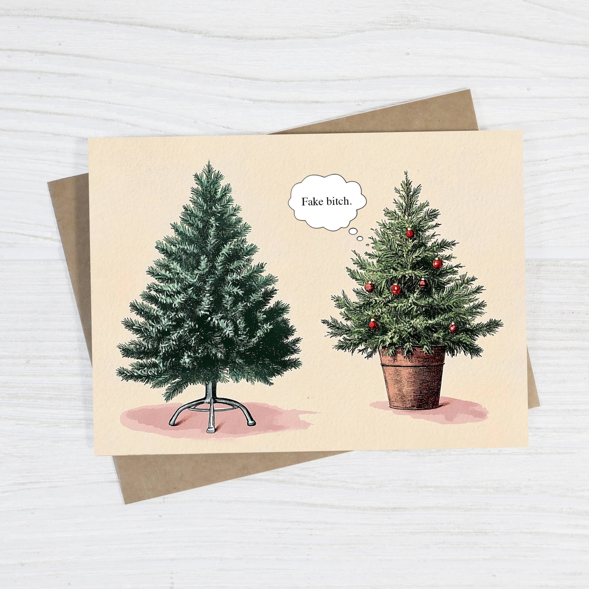 Fake Tree Card