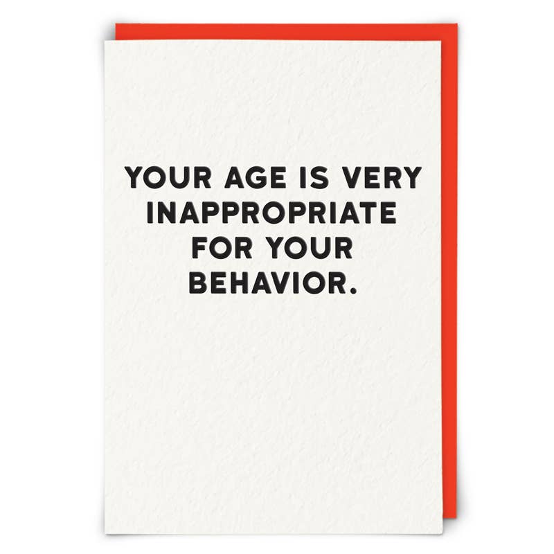 Behavior Greeting Card - Louie Award Winner 2025!
