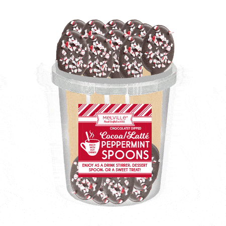 Peppermint Dark Chocolate Spoons