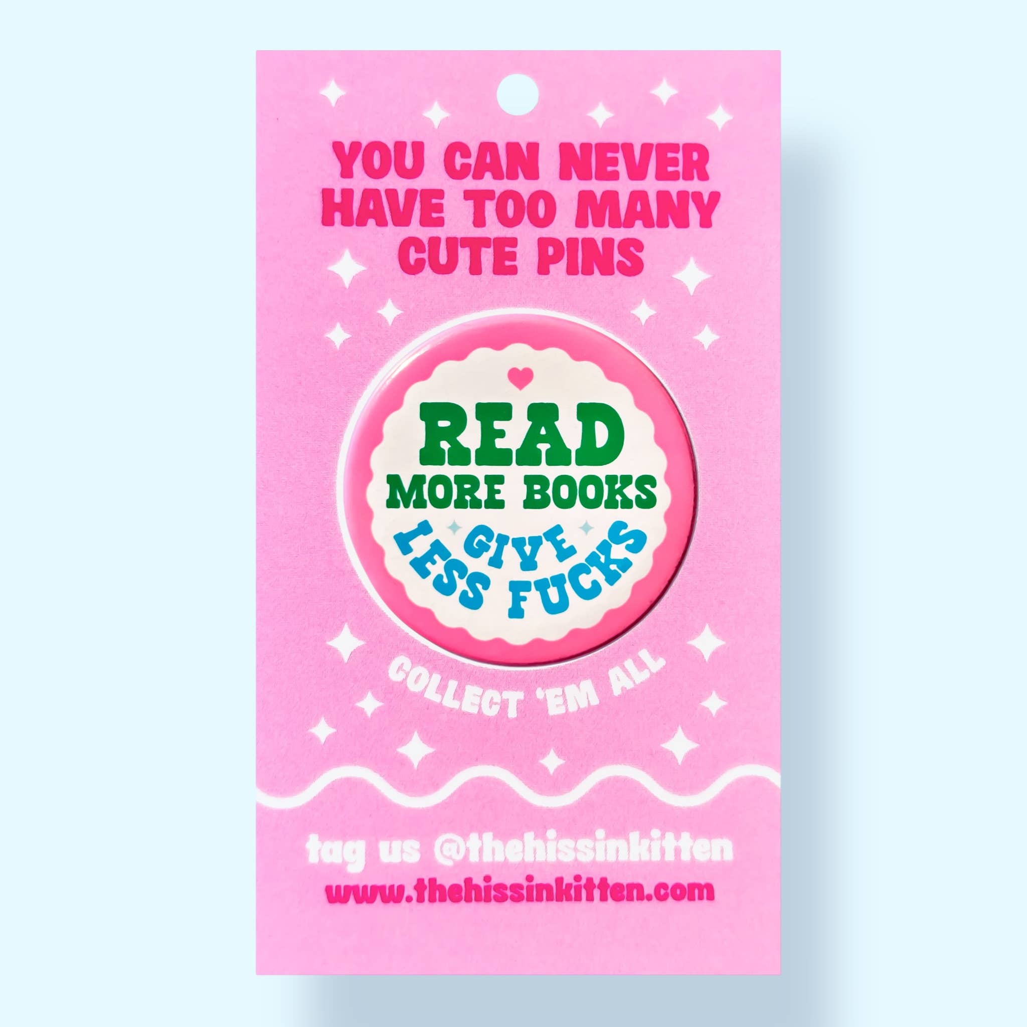 Read More Books Give Less Fucks Pin
