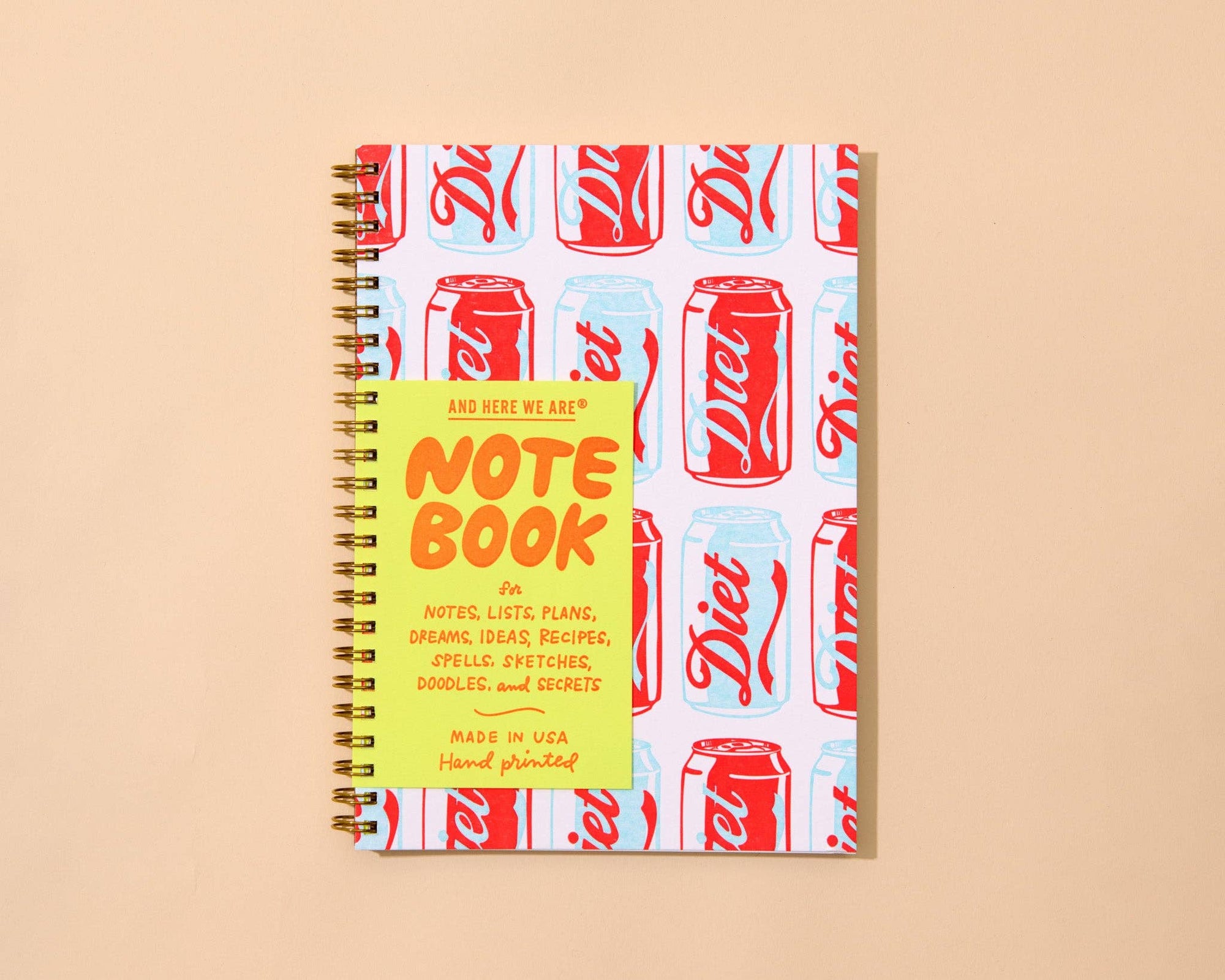 Diet Warhol Pop Art Notebook