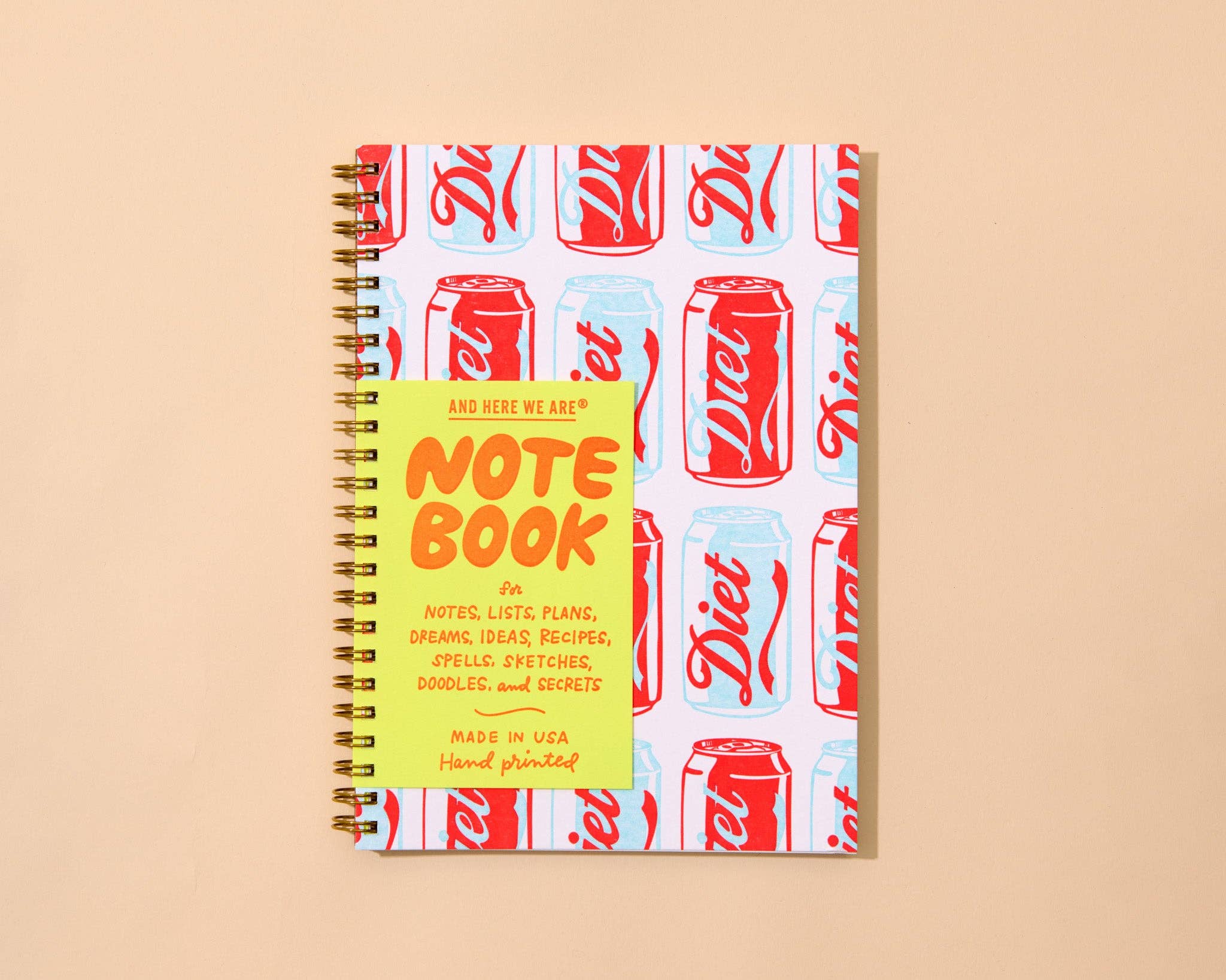 Diet Warhol Pop Art Notebook