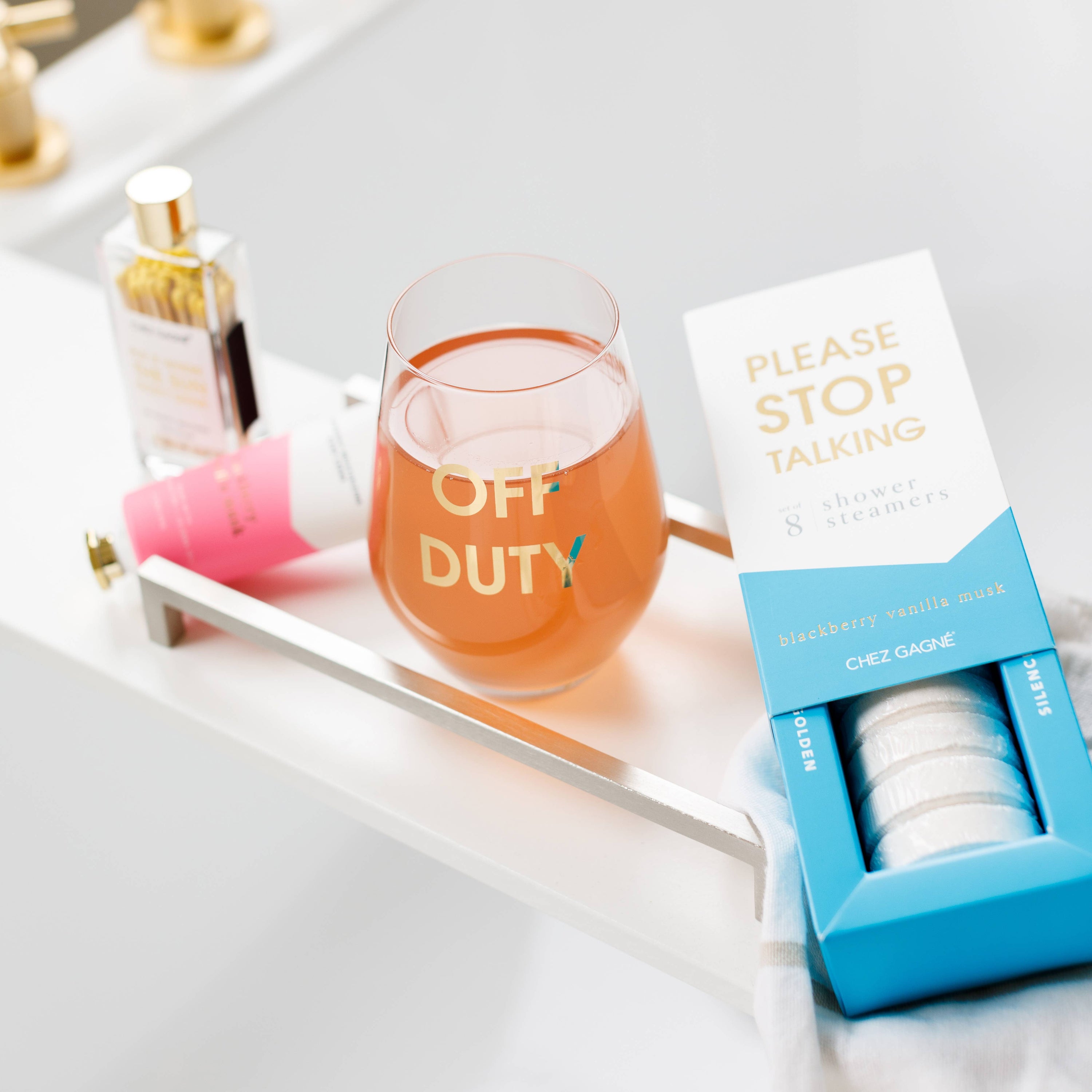 Please Stop Talking Shower Steamers