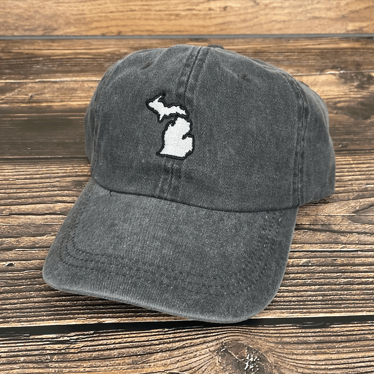 Mini Michigan Dad Hat - Vintage Gold / OSFA