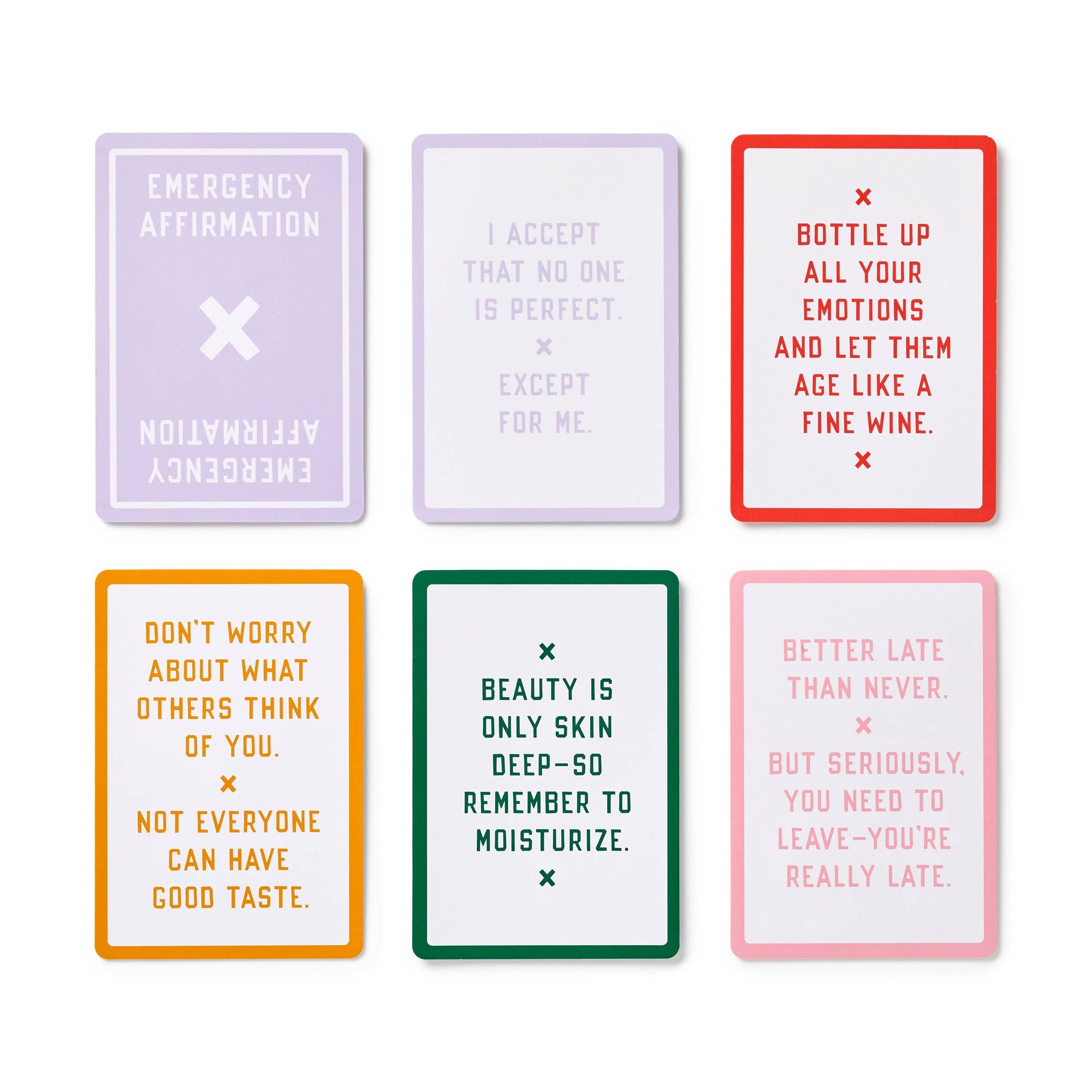 Emergency Affirmations Exceptionally Stupid Days Card Deck