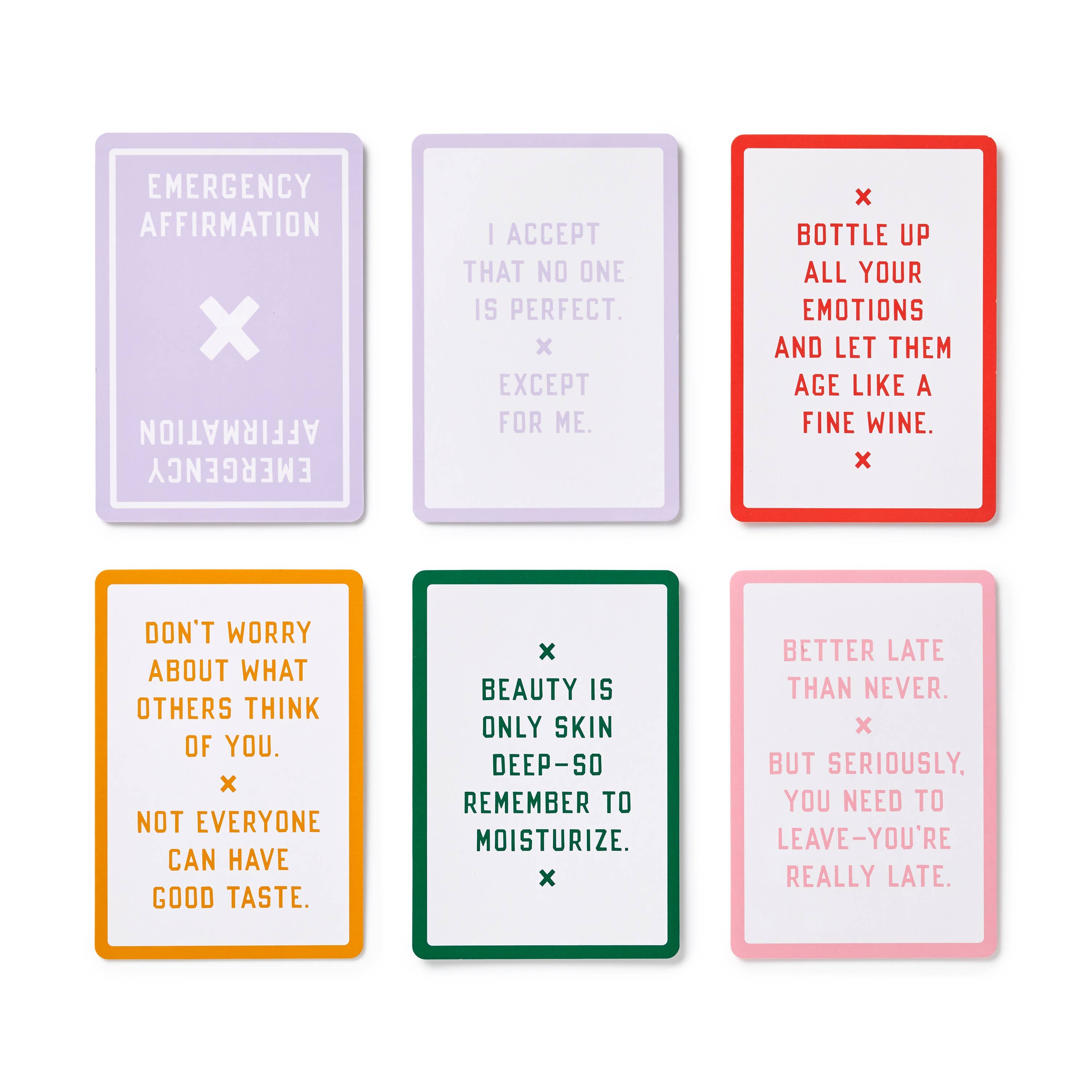 Emergency Affirmations Exceptionally Stupid Days Card Deck