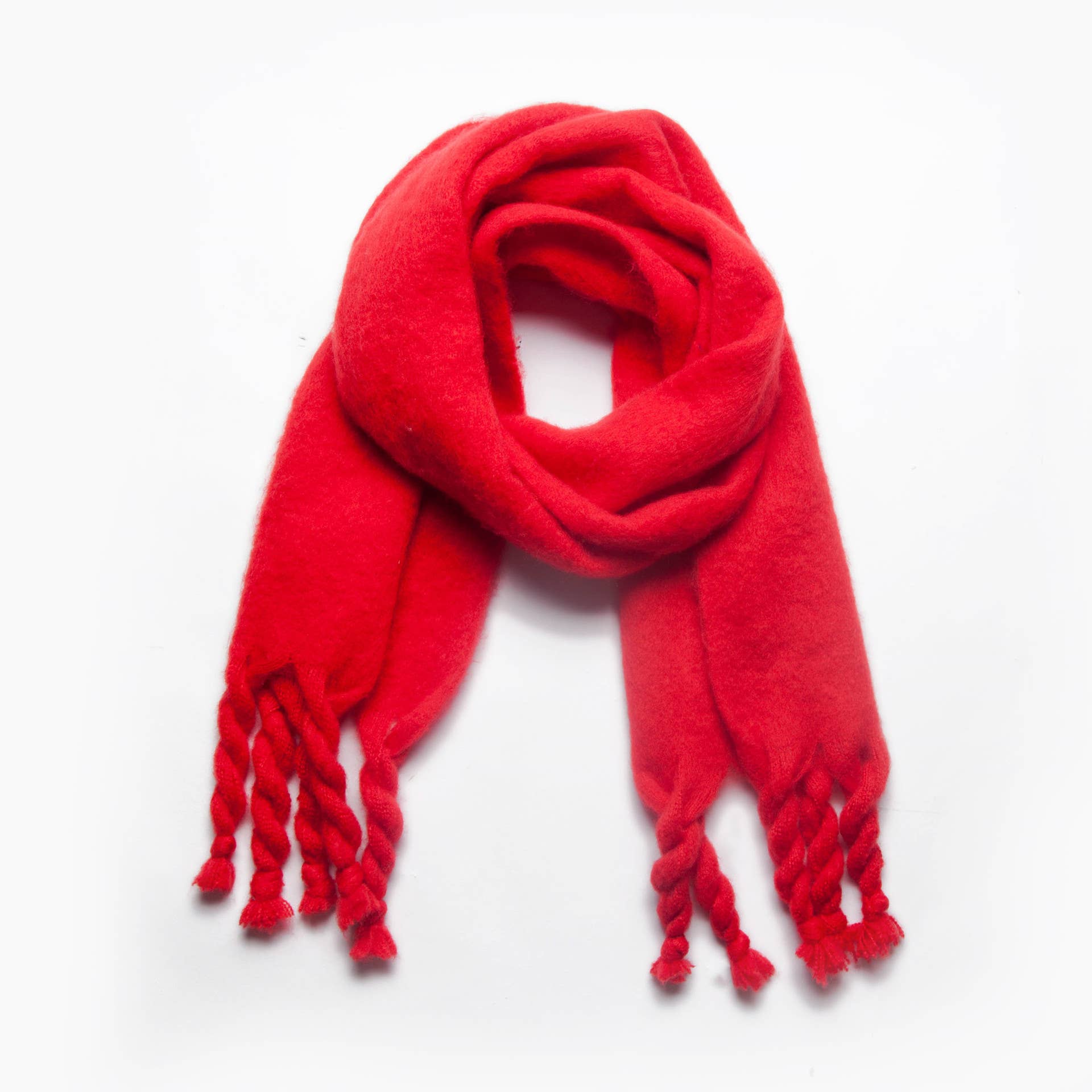 Red Blanket Scarf