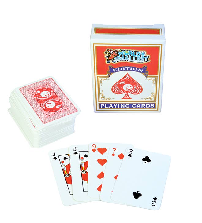 Worlds Smallest Playing Cards Playset