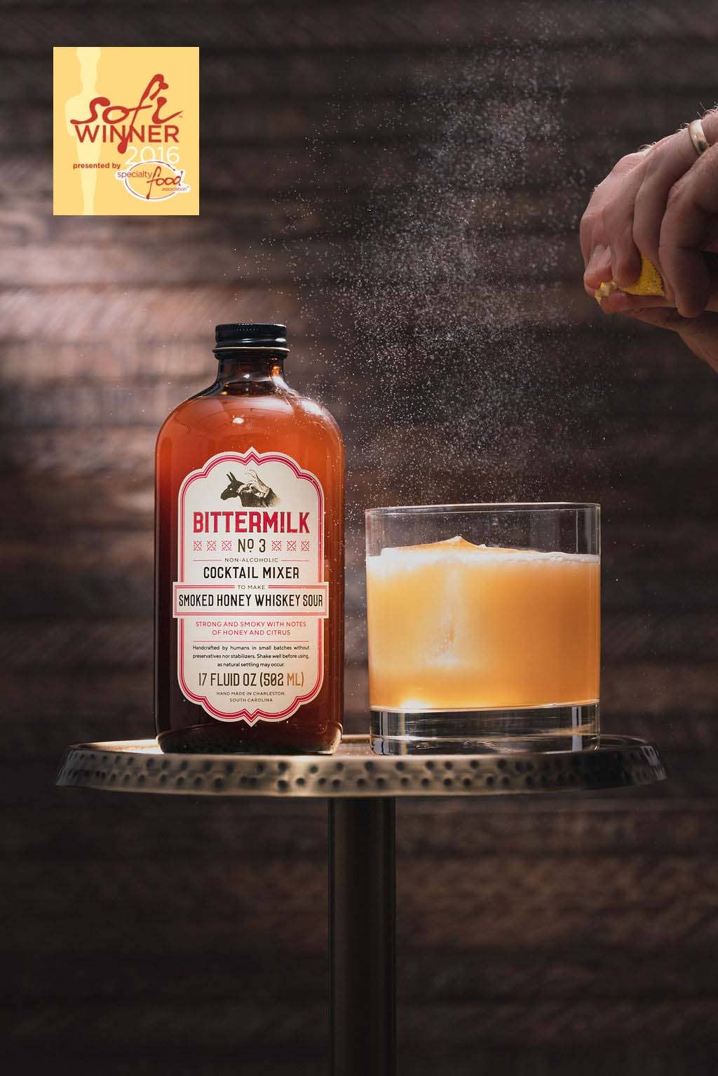 Bittermilk No.3 - Smoked Honey Whiskey Sour