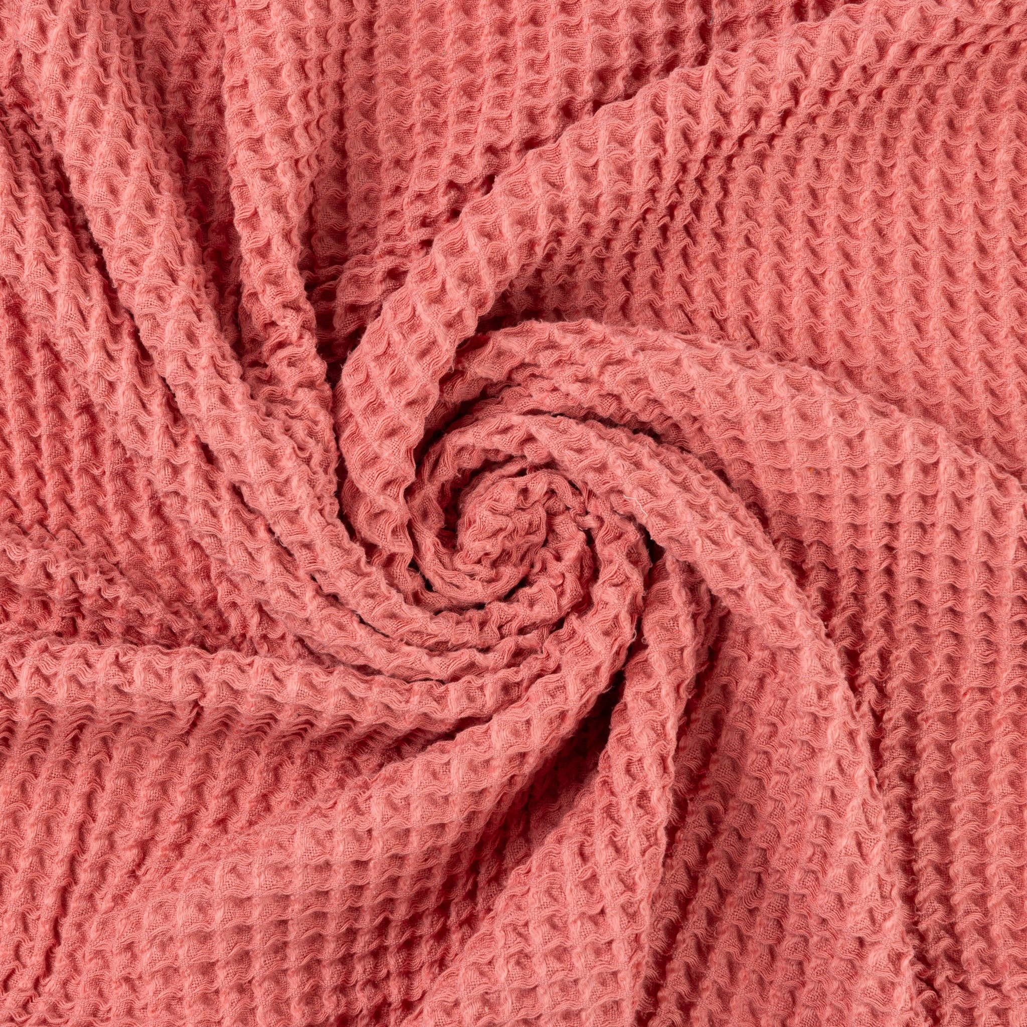 Waffle Baby Blanket Watermelon - Pink