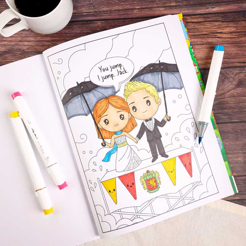 Gilmore Girls Kawaii Coloring Book