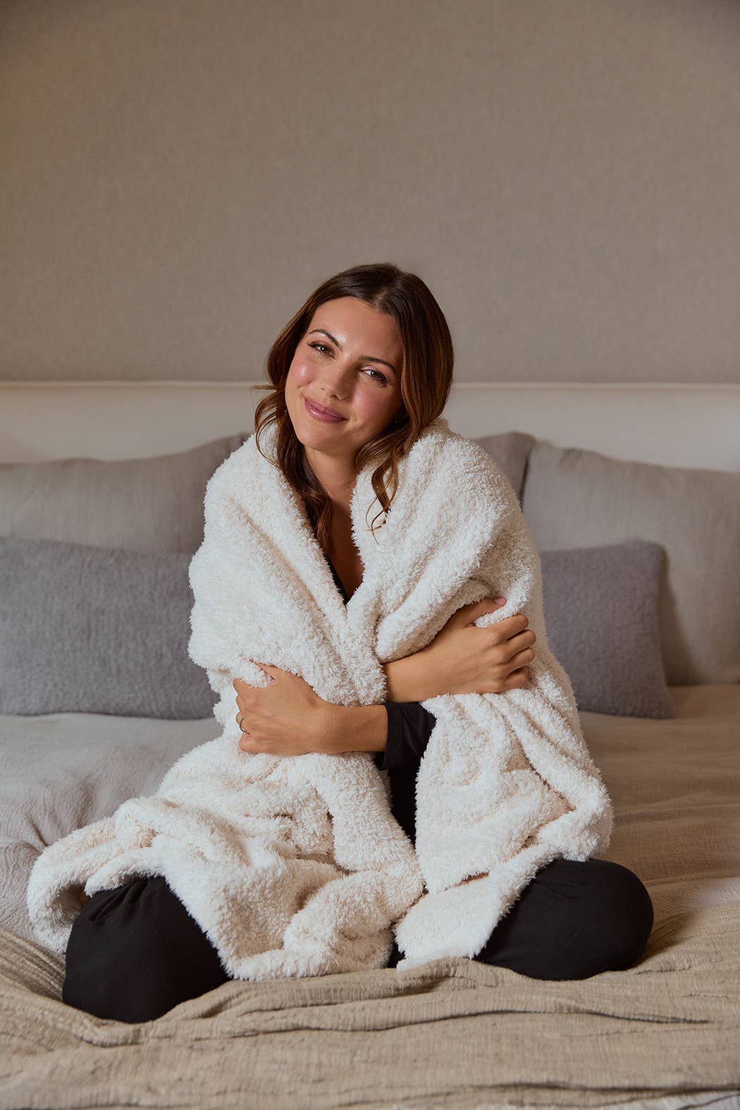 Ultra-Lite Coco Marshmallow 54" x 72" Blanket