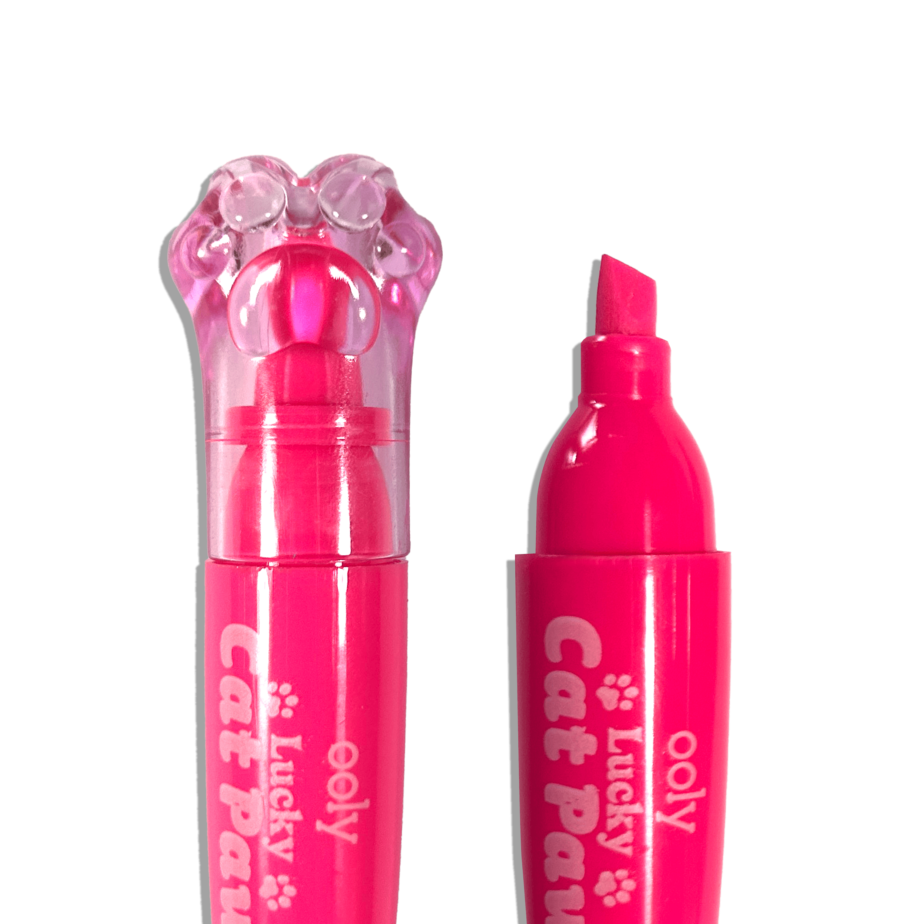 Lucky Cat Paw: Neon Highlighters - Berry Scent (Set of 6)