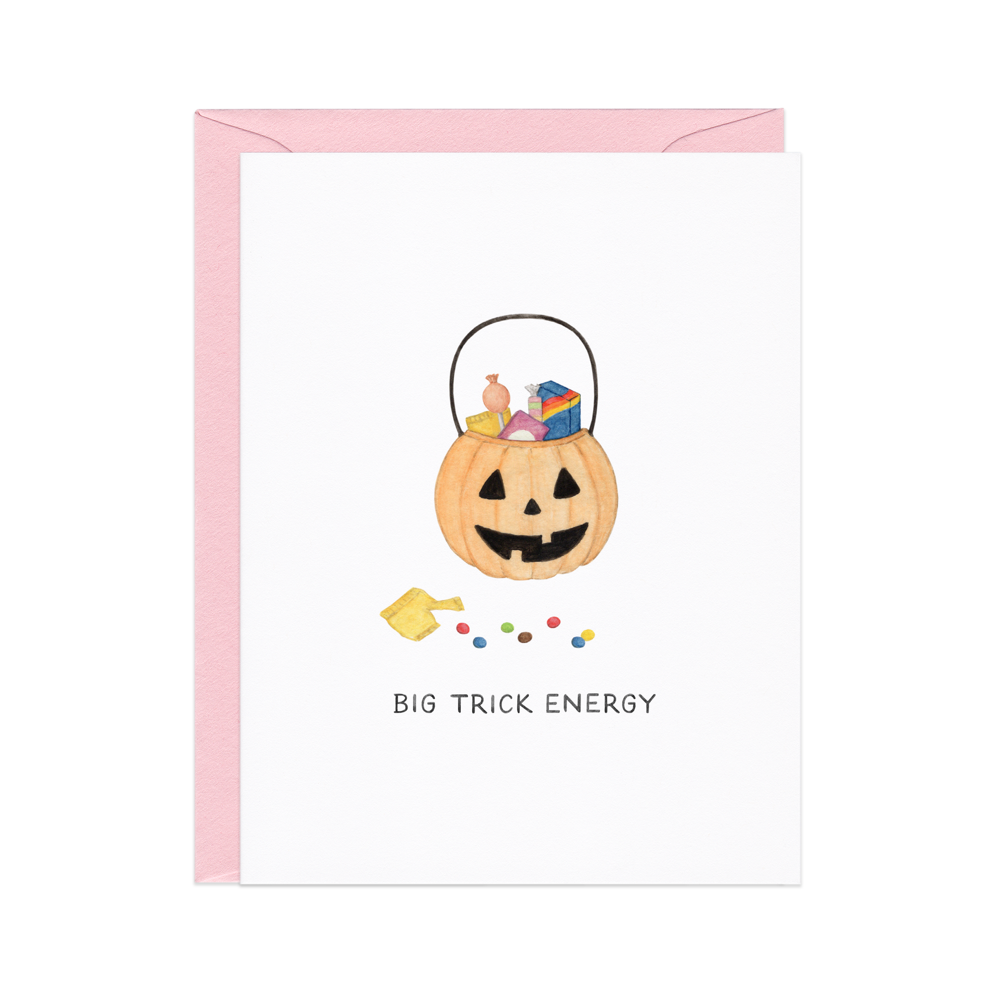 Big Trick Energy Halloween Card