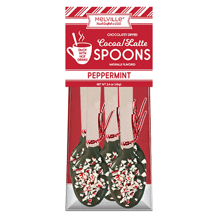 Peppermint Dark Chocolate Spoons