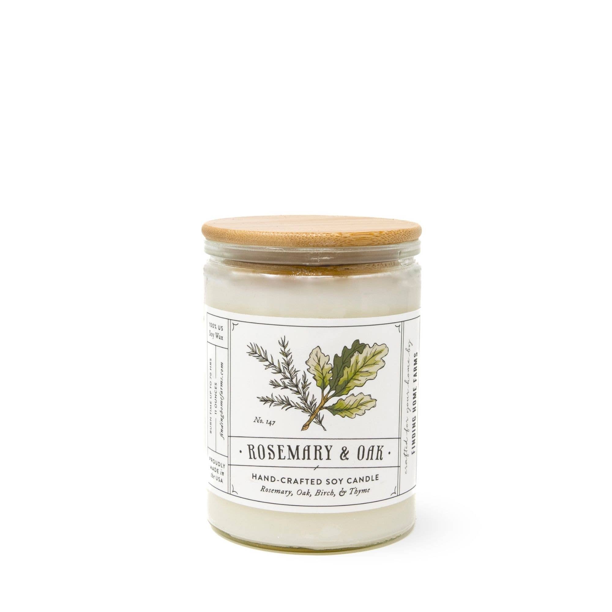 Rosemary Oak Soy Candle