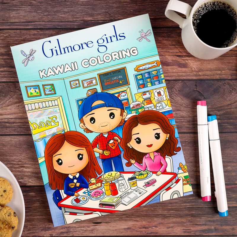 Gilmore Girls Kawaii Coloring Book