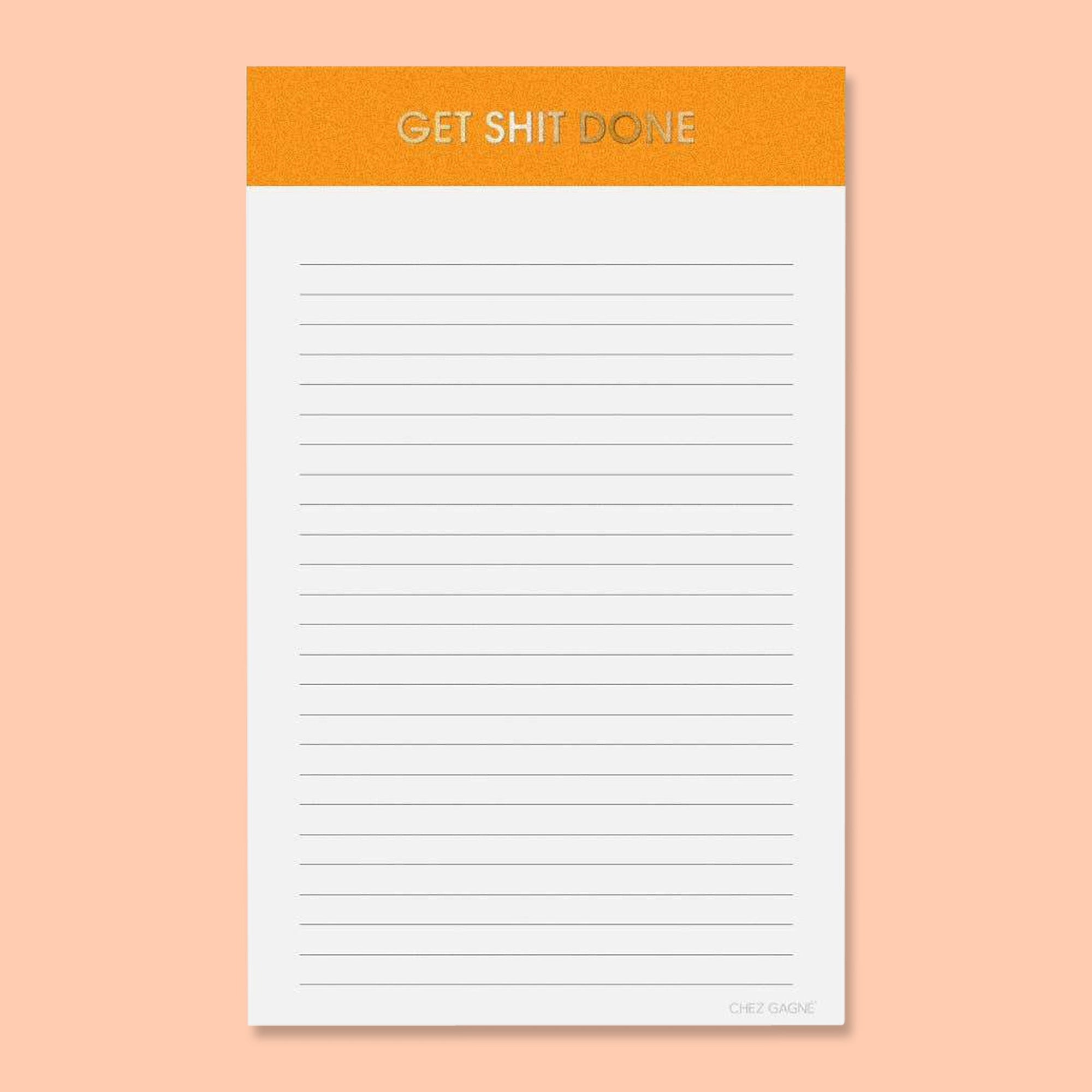 Get Sh*t Done Notepad