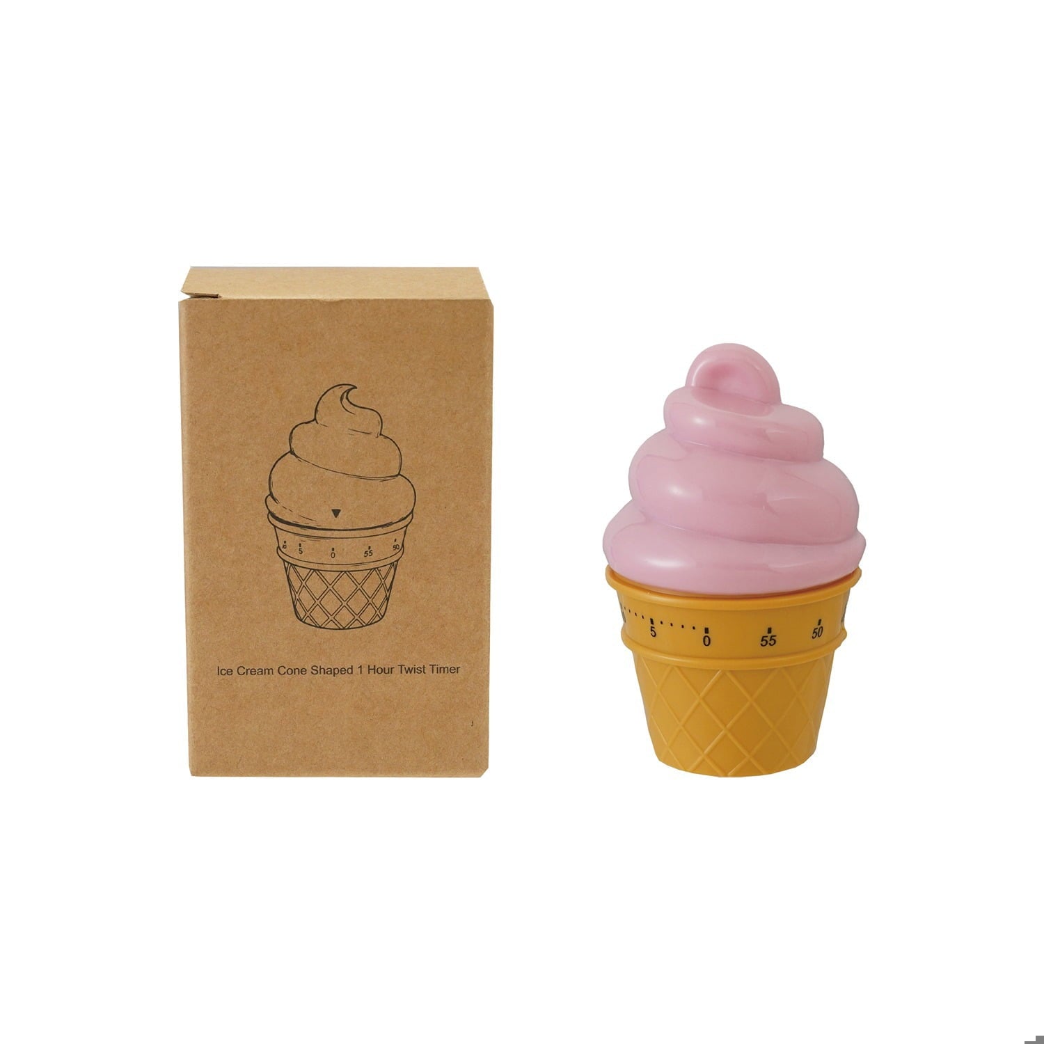Plastic Ice Cream Shped 1 Hr Twist Timer