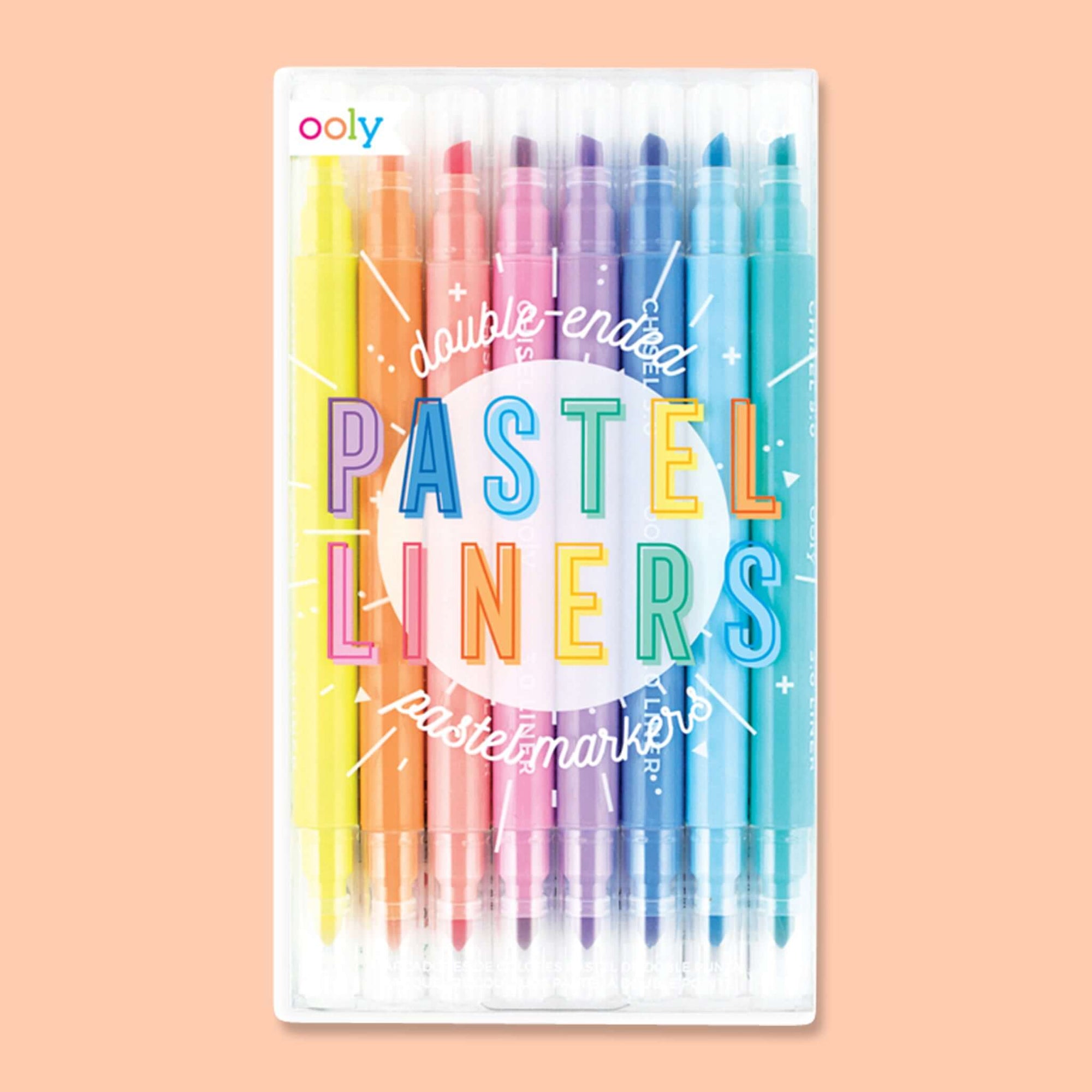 Pastel Liner Double Ended Markers