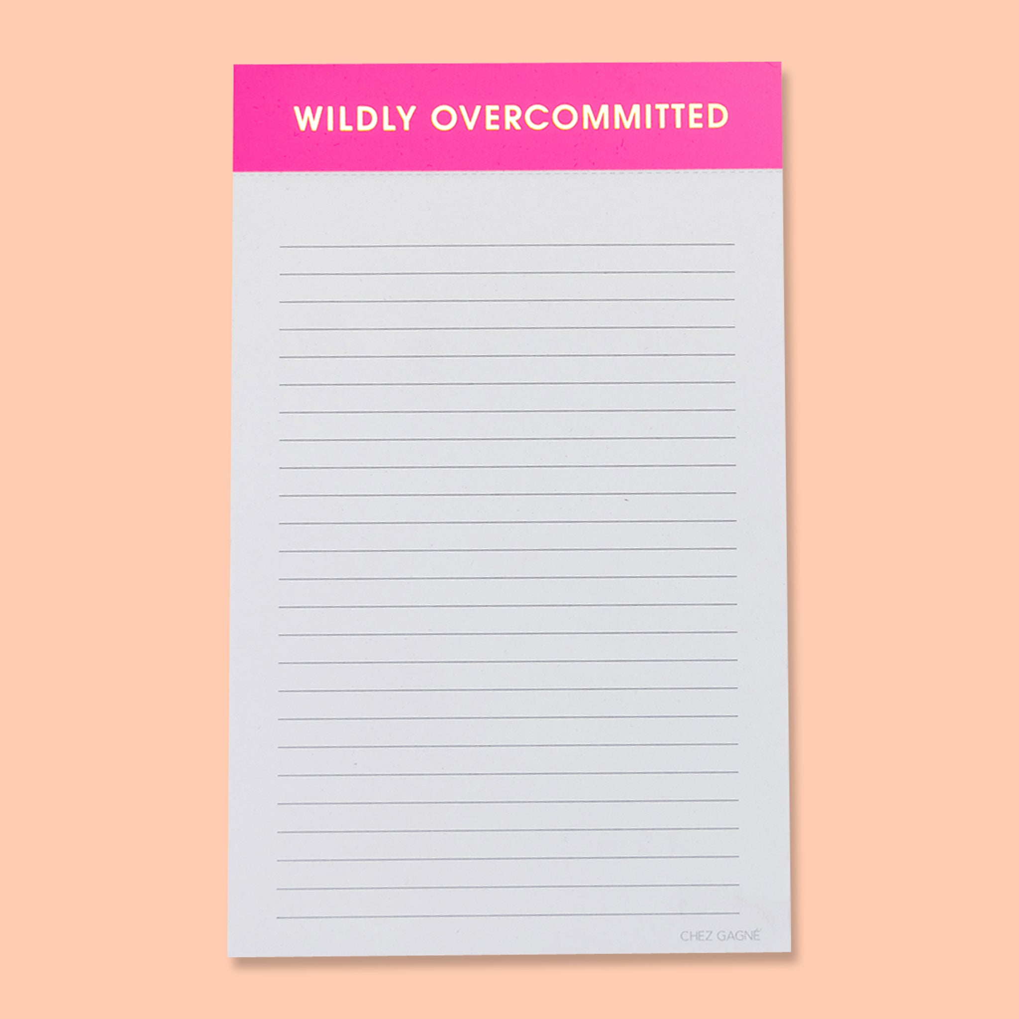 Wildly Overcommitted Notepad