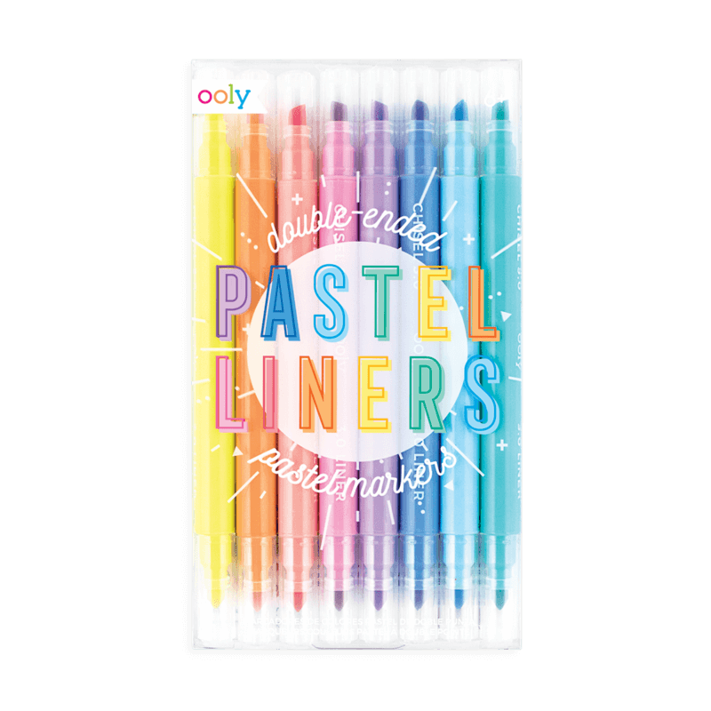 Pastel Liner Double Ended Markers