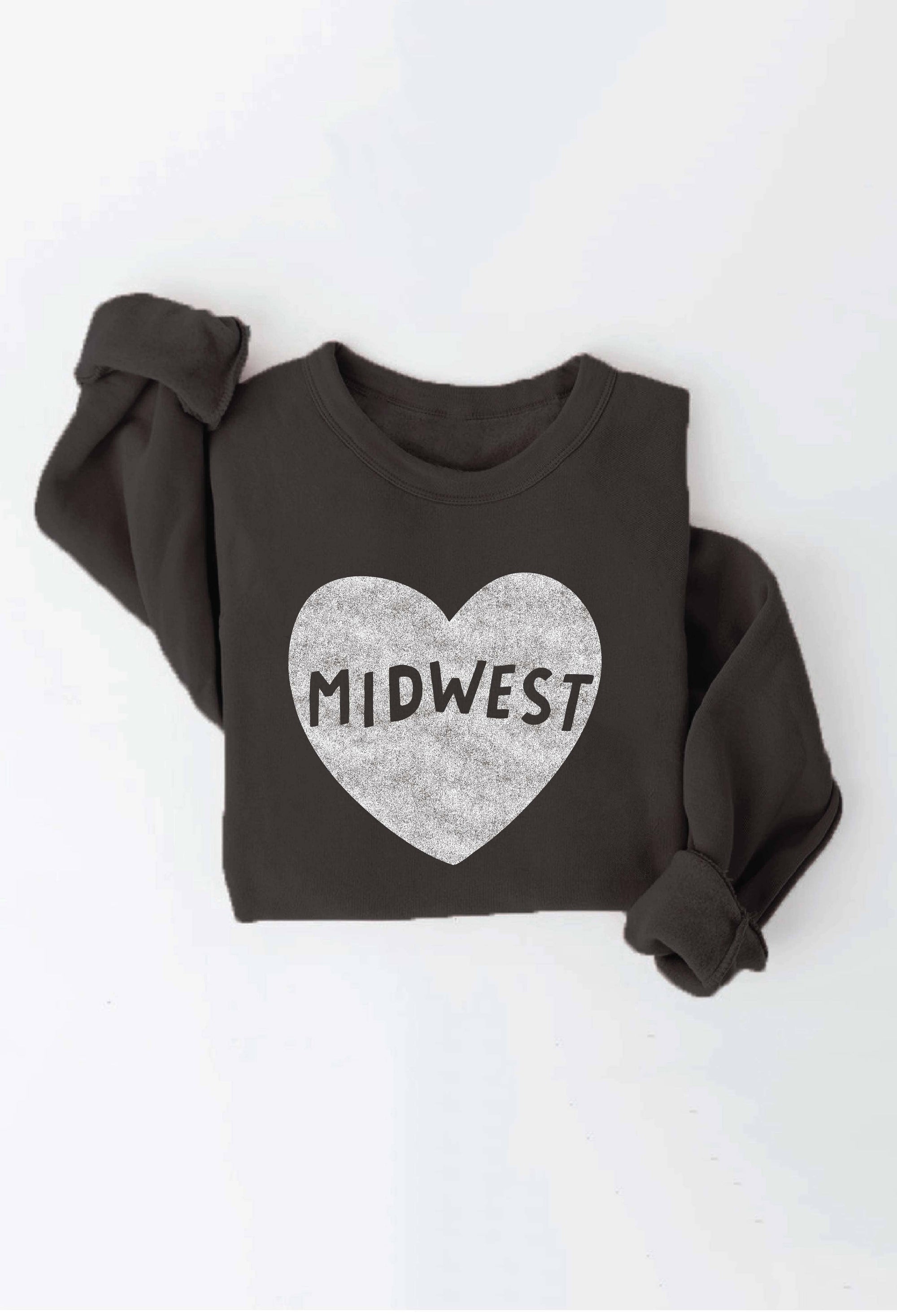 MIDWEST HEART Graphic Sweatshirt