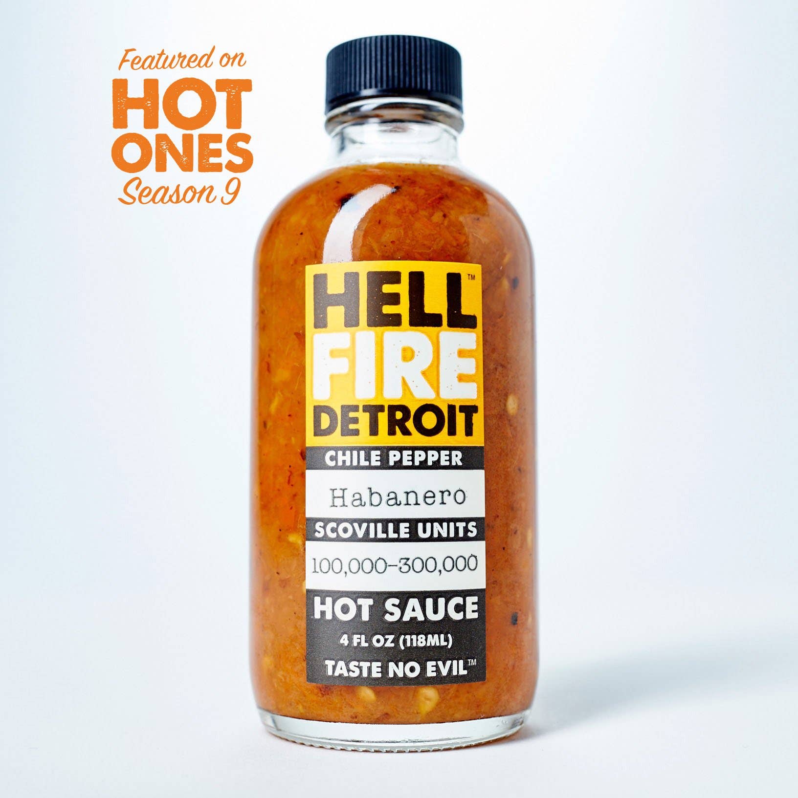 Detroit Hell Fire Habanero Hot Sauce