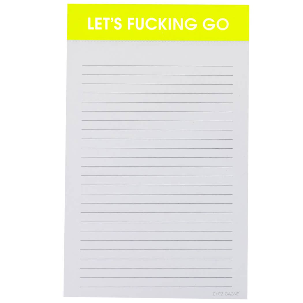 Let's Fucking Go Notepad