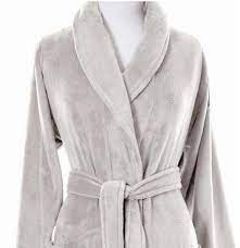 Pinecone Hill Sheepy Fleece Dove Grey Robe